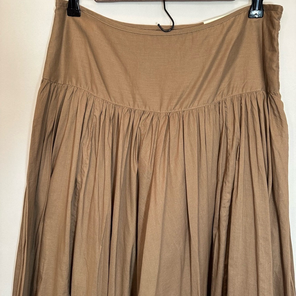 a.n.a A New Approach Skirt Womens Size 8 Embroidered 100% Cotton Tiered Lined - Picture 3 of 16